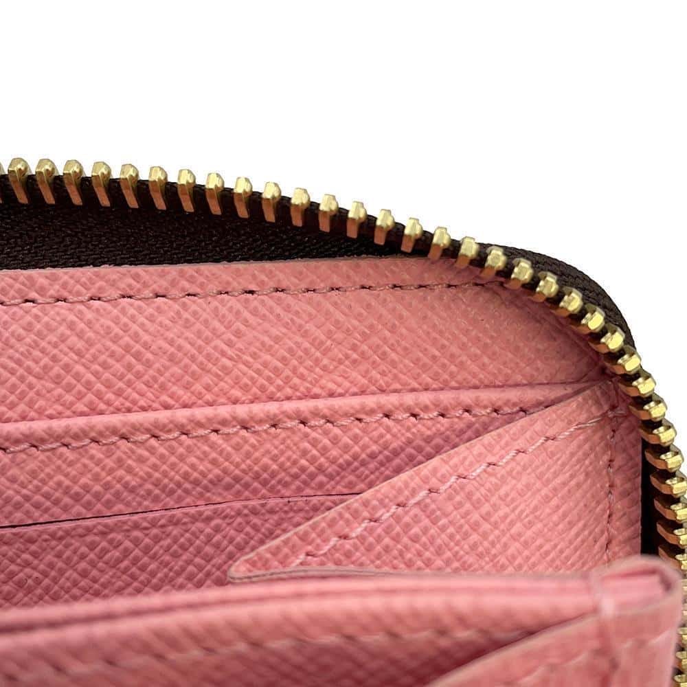 LOUIS VUITTON Zippy Wallet Poppy M41908 Monogram/Jungle・Dot