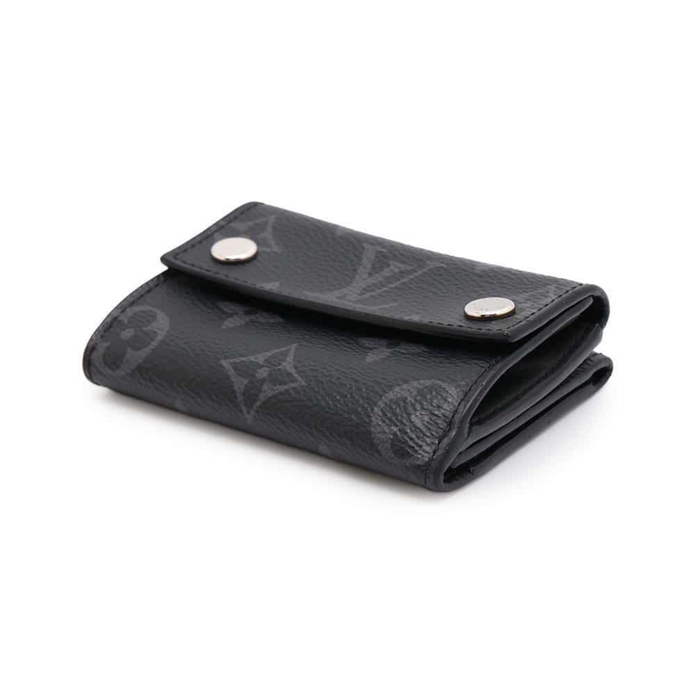 LOUIS VUITTON Discovery Compact Wallet Noir M67630 Monogram Eclipse
