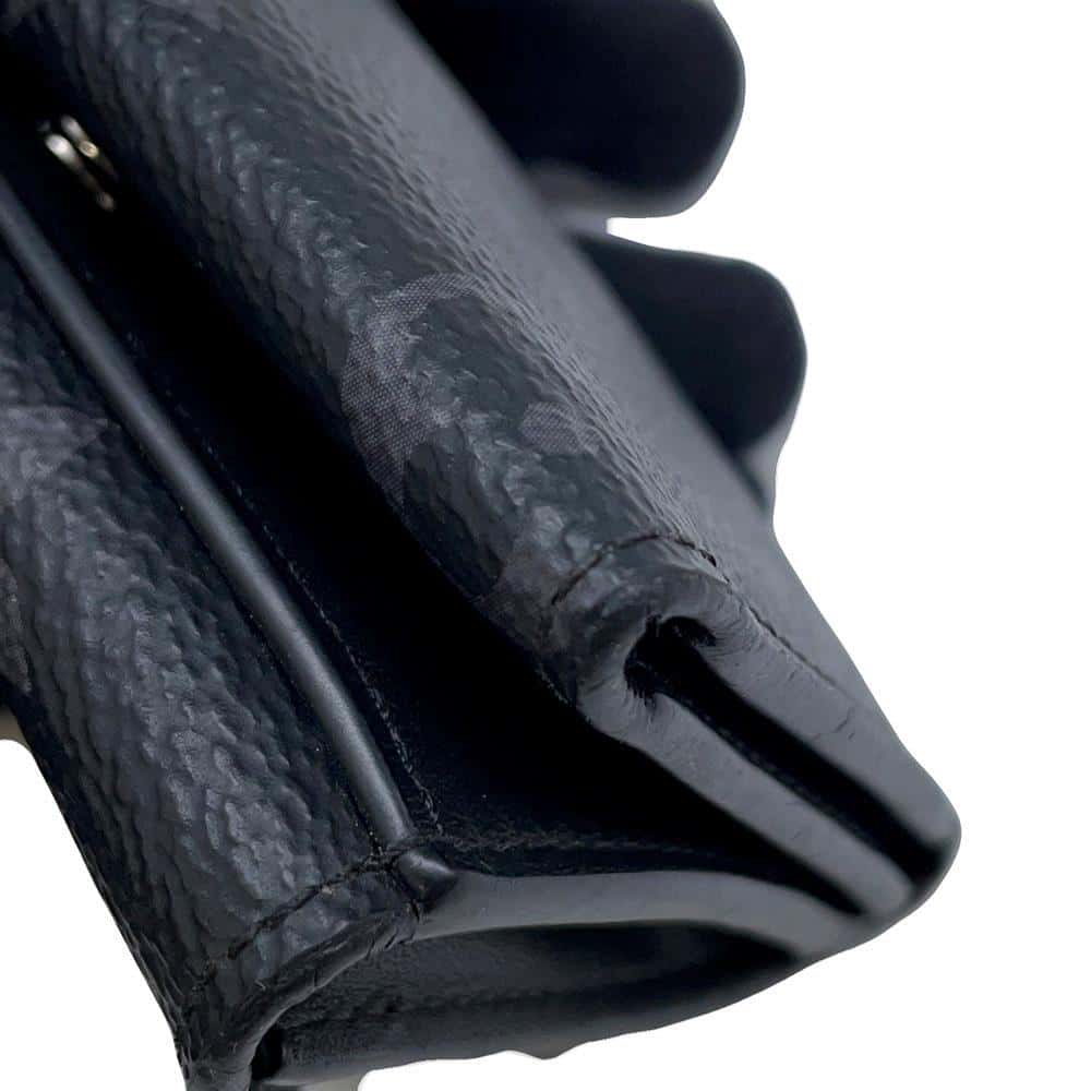 LOUIS VUITTON Discovery Compact Wallet Noir M67630 Monogram Eclipse