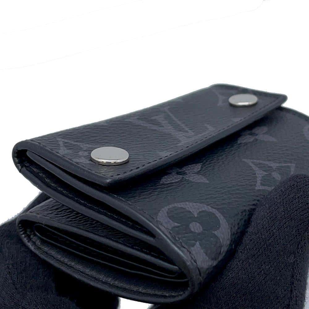 LOUIS VUITTON Discovery Compact Wallet Noir M67630 Monogram Eclipse