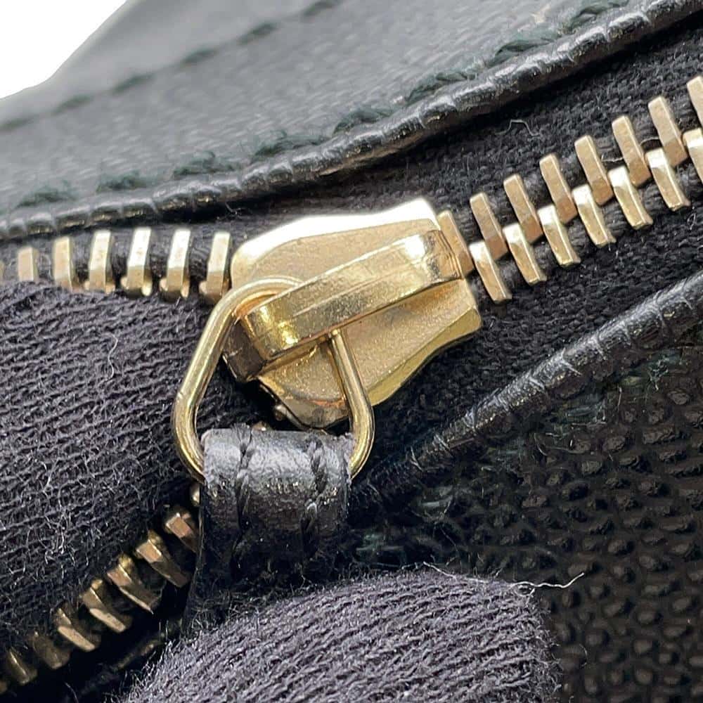 CHANEL CC Logo Handbag Black Caviar Leather