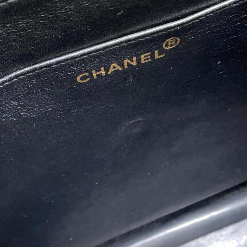 CHANEL Matelasse business bag Black Caviar Leather