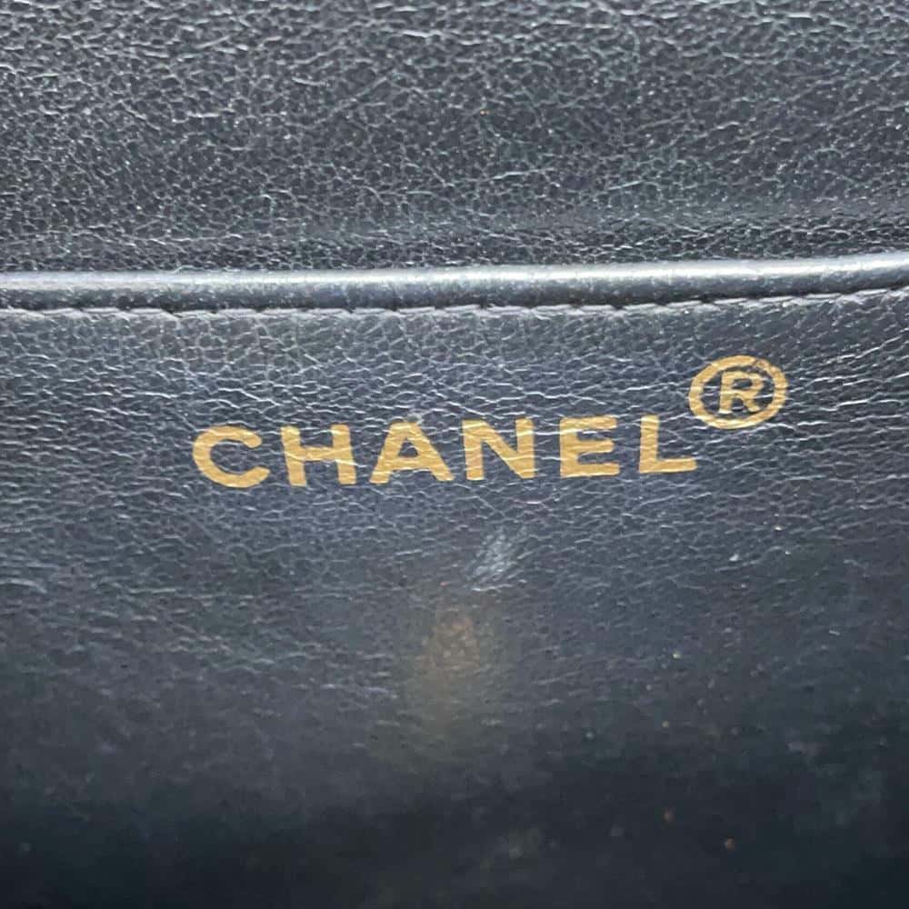 CHANEL Matelasse business bag Black Caviar Leather