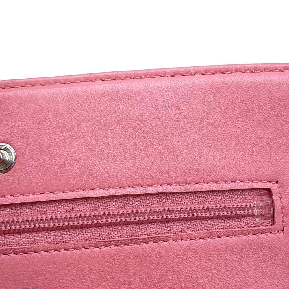 CHANEL Matelasse Chain wallet PinkAP0250 Lambskin