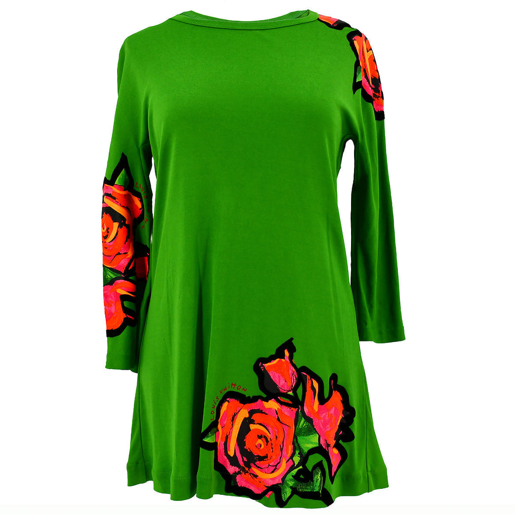 Louis Vuitton 2009 rose-print long-sleeve T-shirt #38