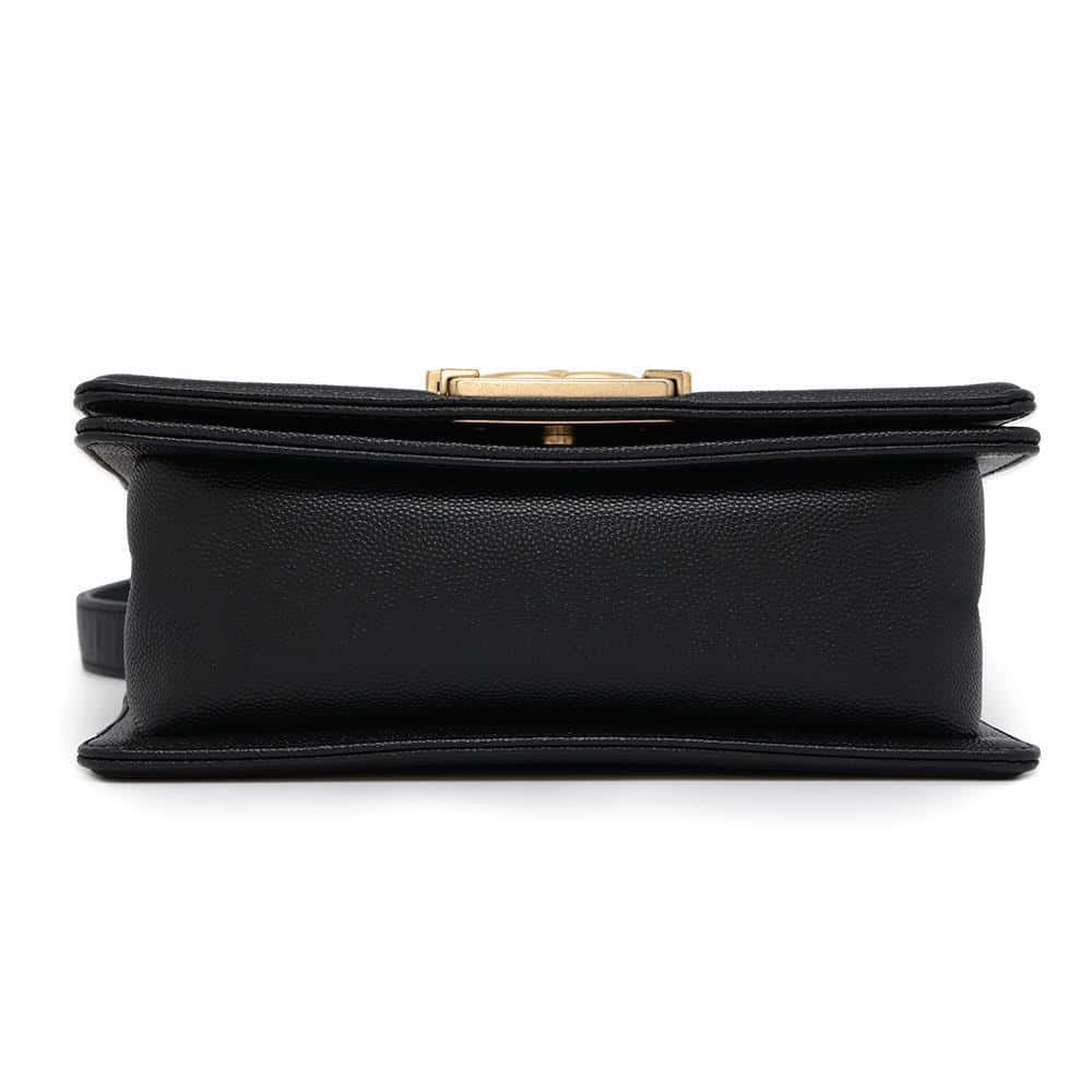 CHANEL Boy Chanel ChainShoulder Bag BlackA67085 Caviar Leather Size Small