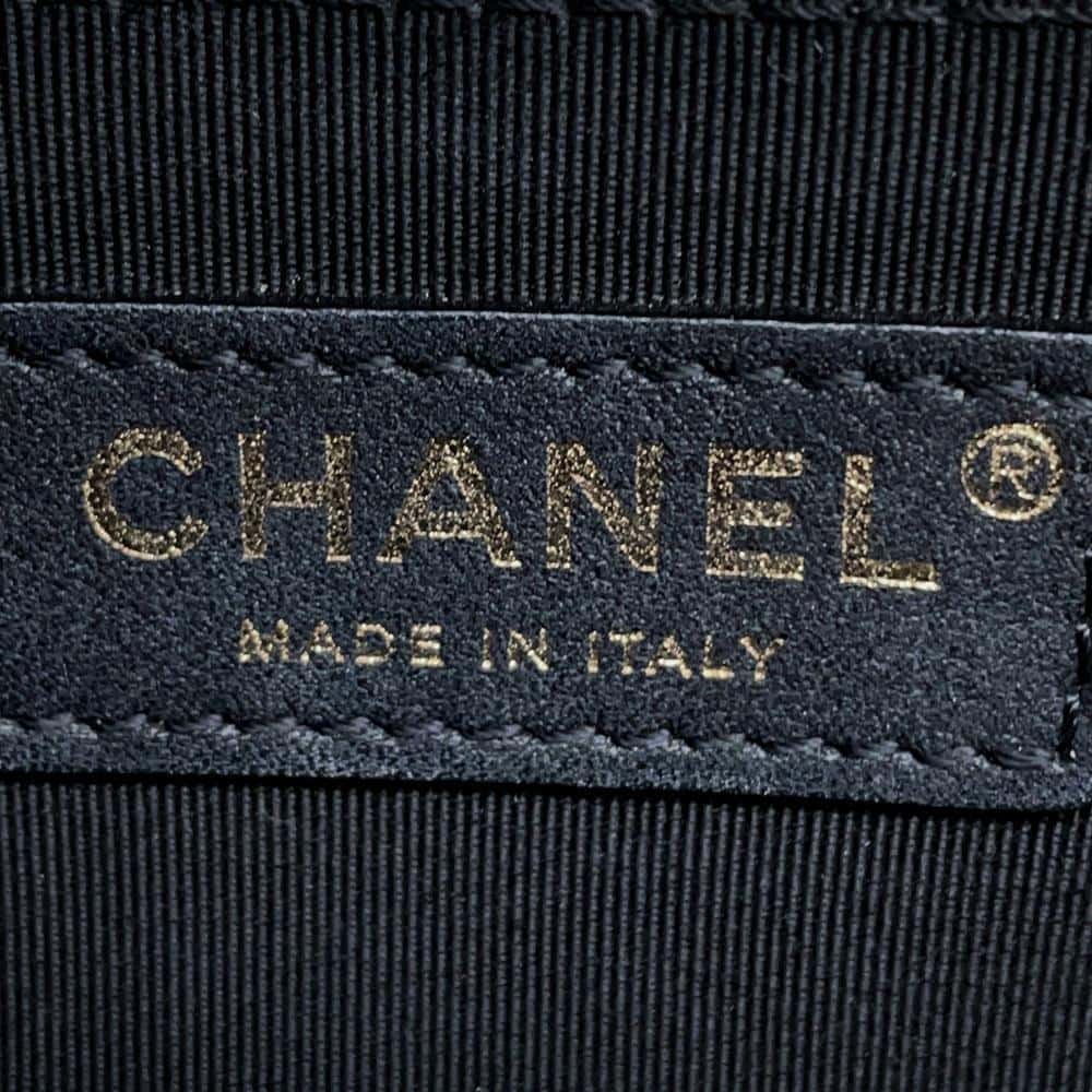 CHANEL Boy Chanel ChainShoulder Bag BlackA67085 Caviar Leather Size Small