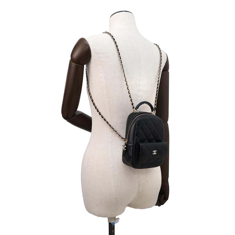CHANEL Matelasse Backpack BlackAP3753 Lambskin