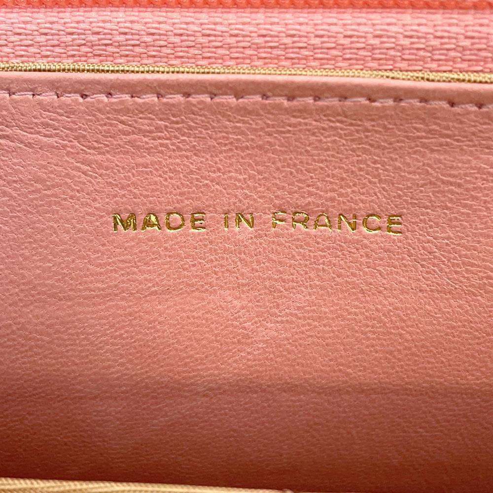 CHANEL CC Logo Chain Wallet PinkA48654 Caviar Leather