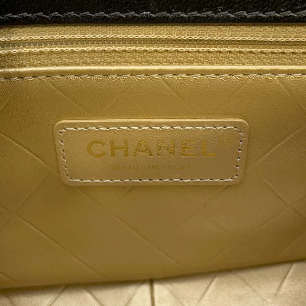 CHANEL Matelasse Bag Charm Single Flap Chain Shoulder BlackAS2979 Lambskin