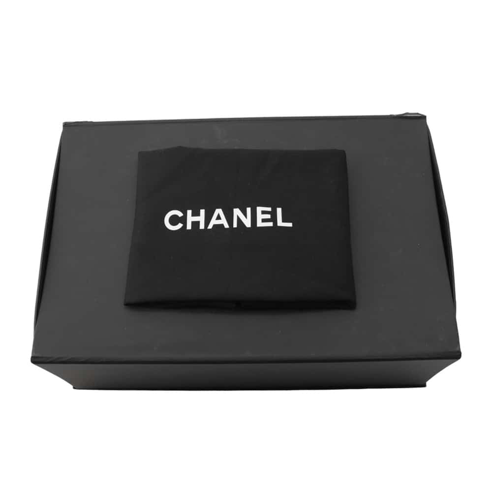 CHANEL Matelasse Bag Charm Single Flap Chain Shoulder BlackAS2979 Lambskin