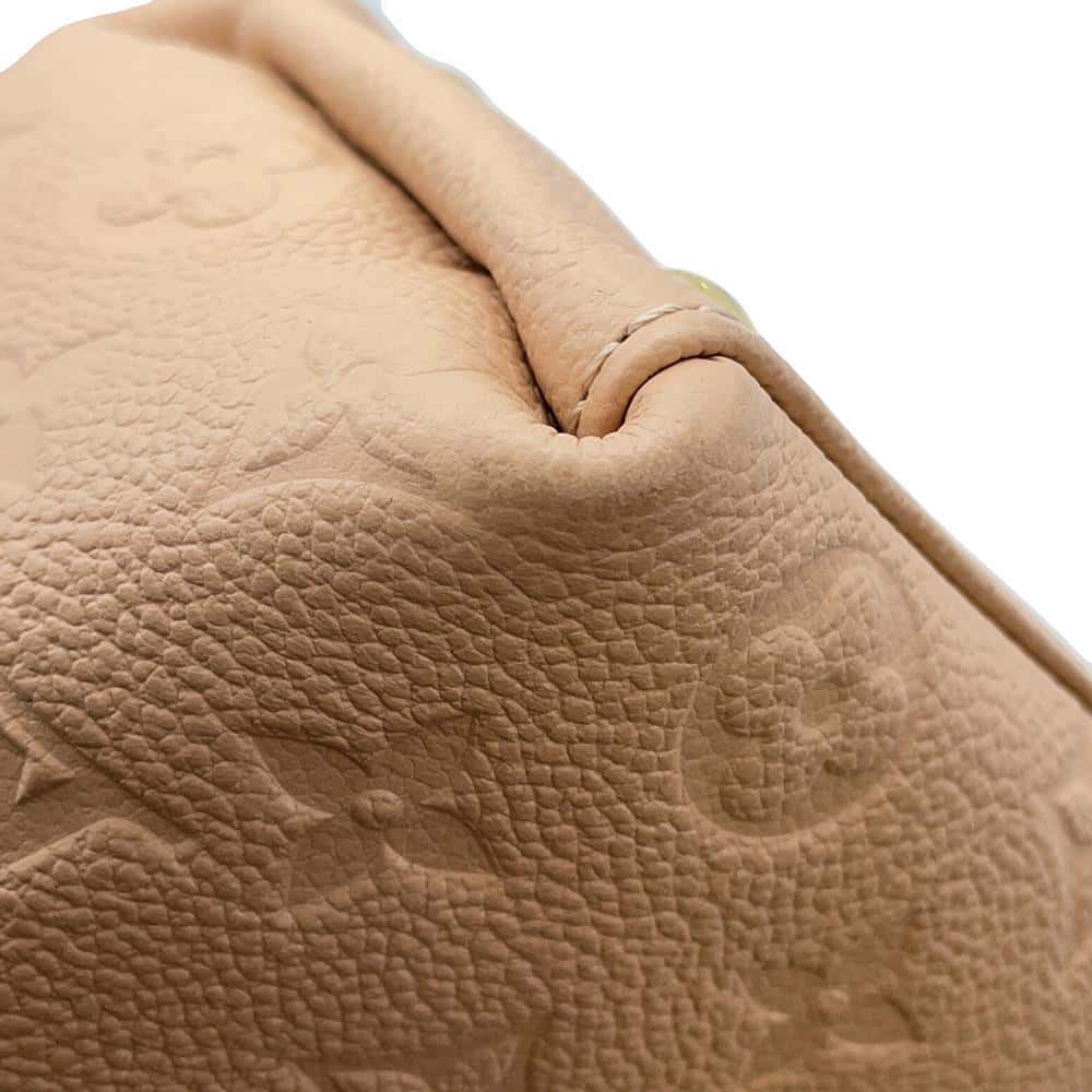 LOUIS VUITTON V Tote BeigeRose/Cream M44455 Monogram Empreinte Leather Size BB