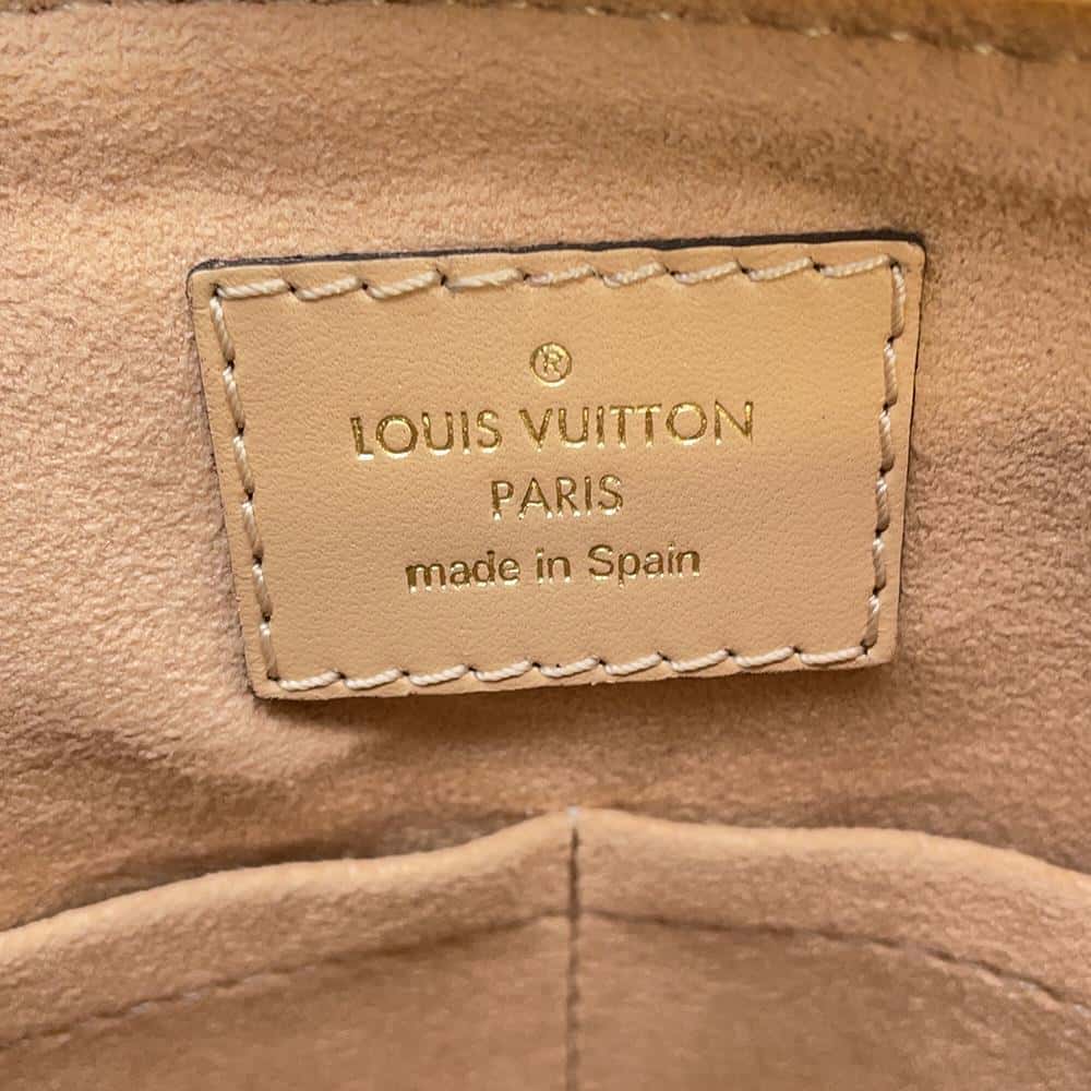 LOUIS VUITTON V Tote BeigeRose/Cream M44455 Monogram Empreinte Leather Size BB