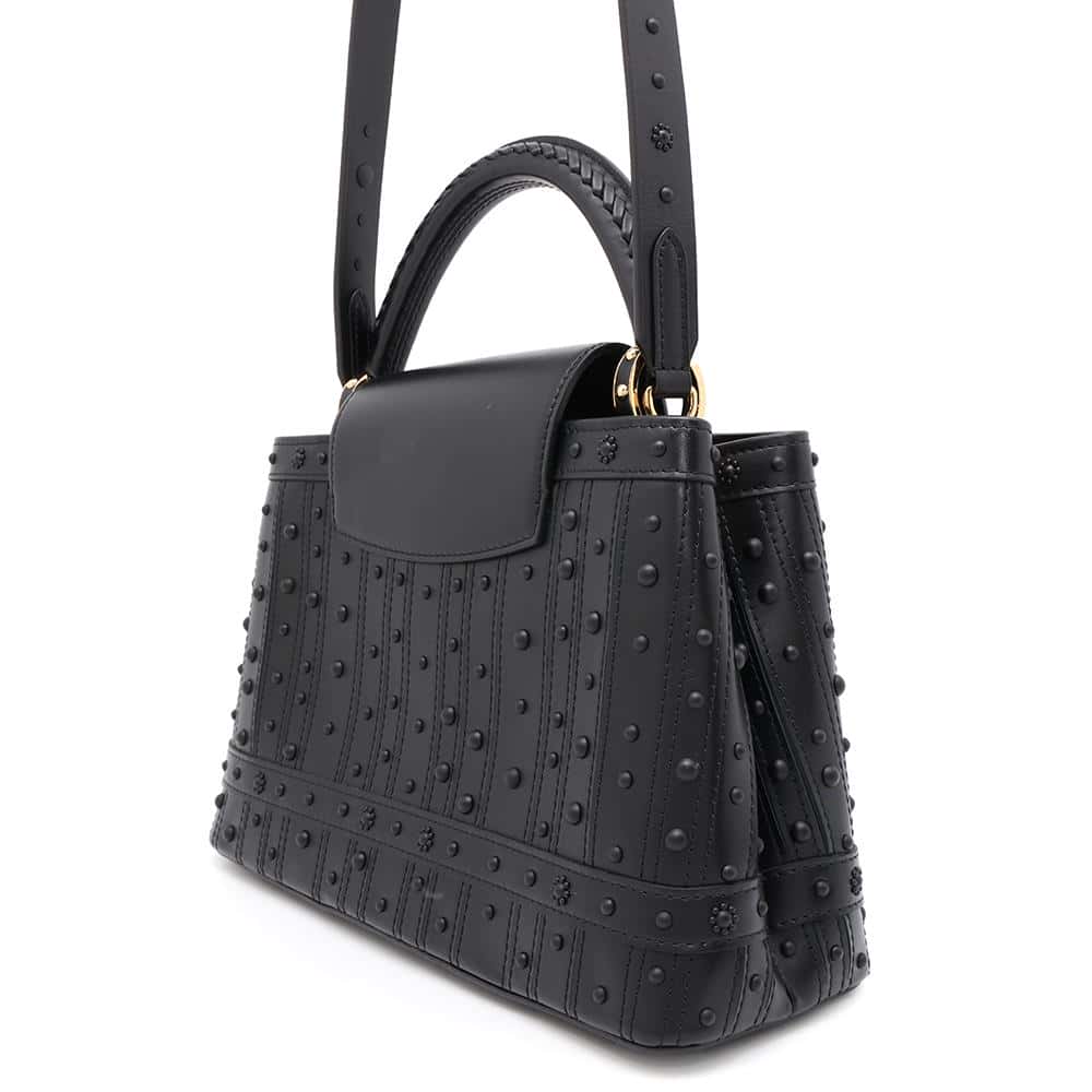 LOUIS VUITTON Arty Capucines Collection Peter Marino Noir M21414 Taurillon Size MM