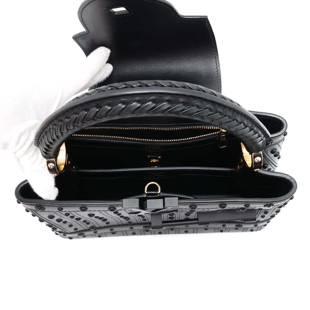 LOUIS VUITTON Arty Capucines Collection Peter Marino Noir M21414 Taurillon Size MM