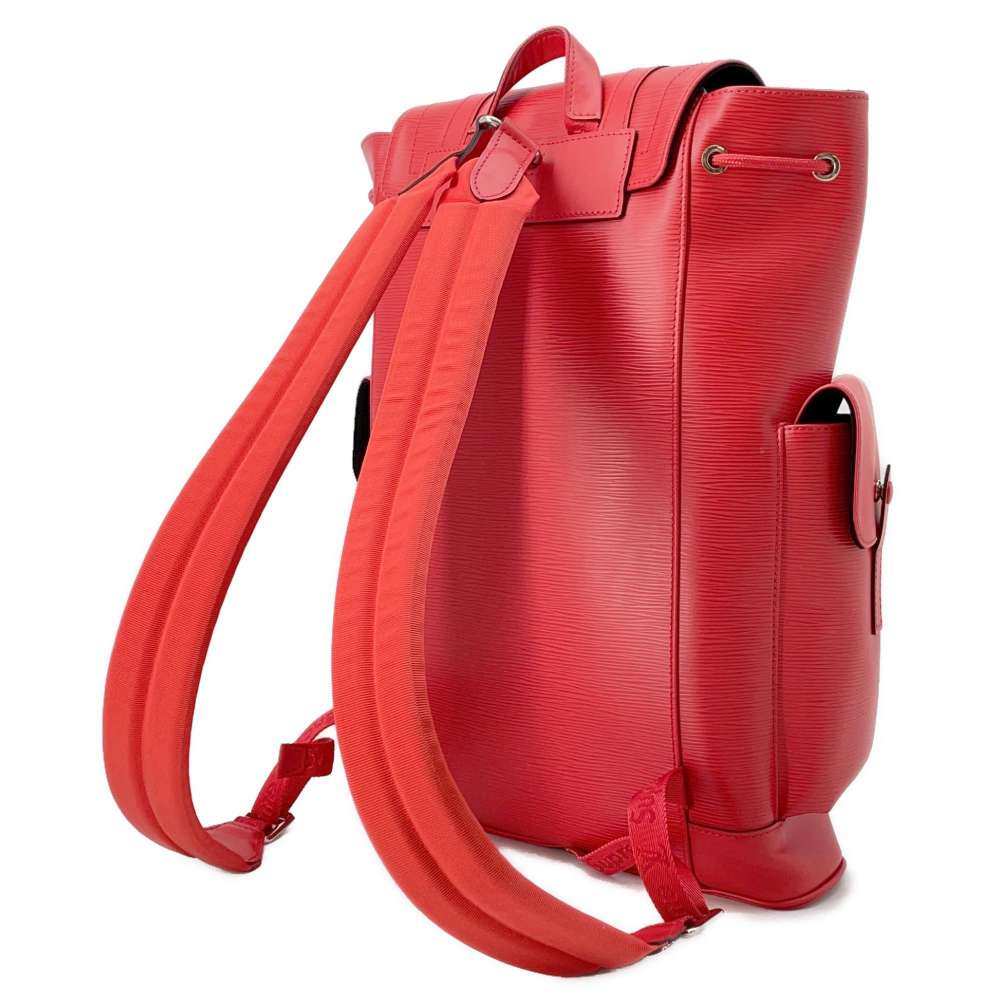 LOUIS VUITTON Christopher Red/Noir M53414 Epi Leather Supreme Size PM