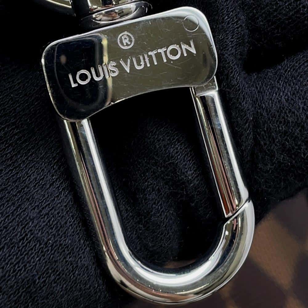 LOUIS VUITTON Keepall Bandouliere Brown N42700 Damier Ebene Canvas The Chapman Brothers Size 45