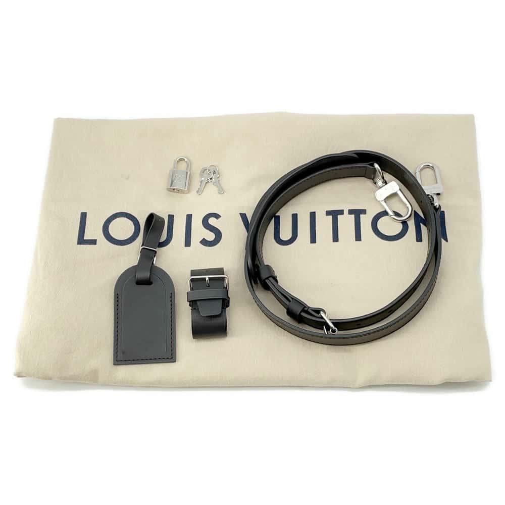 LOUIS VUITTON Keepall Bandouliere Brown N42700 Damier Ebene Canvas The Chapman Brothers Size 45