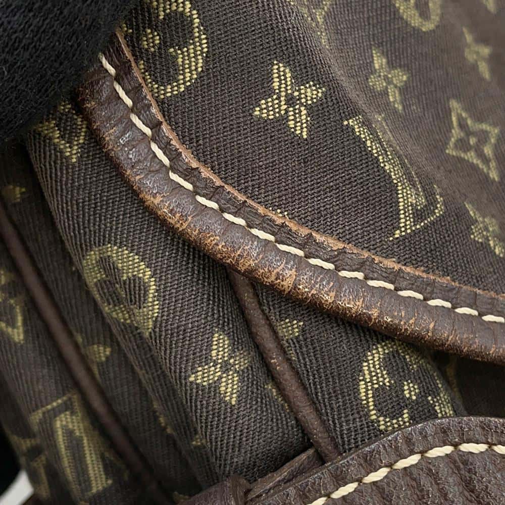 LOUIS VUITTON Saumur Ebene M95227 Monogram Mini Run Size 30
