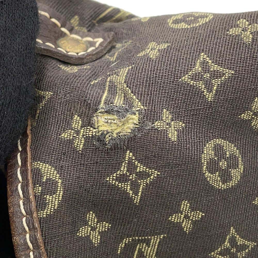 LOUIS VUITTON Saumur Ebene M95227 Monogram Mini Run Size 30
