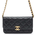 CHANEL Matelasse Chain wallet BlackAP3199 Lambskin