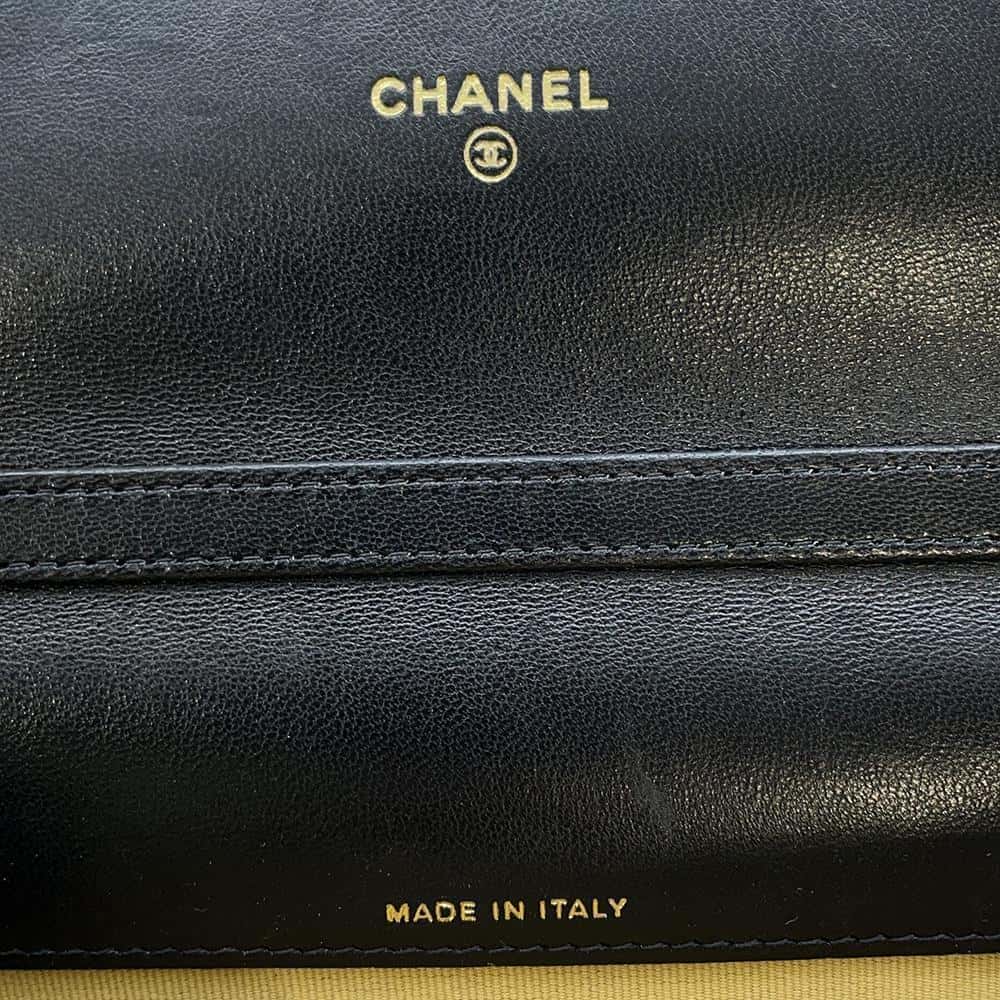 CHANEL Matelasse Chain wallet BlackAP3199 Lambskin