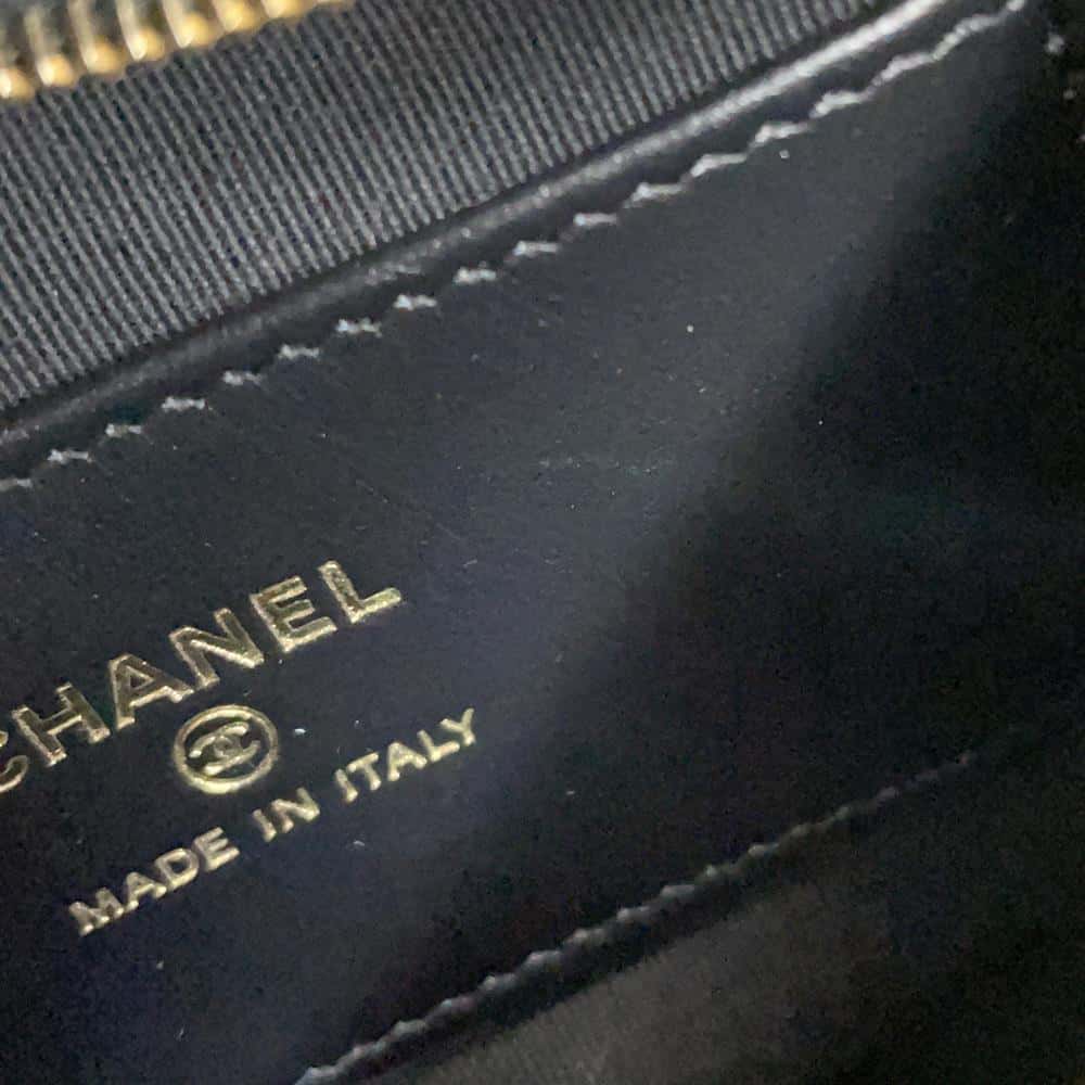 CHANEL Mini Handbag BlackAP3467 Caviar Leather