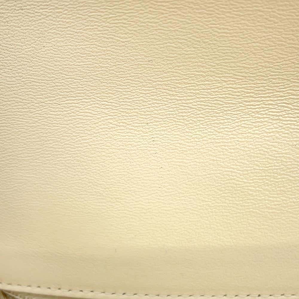 CHANEL Matelasse Coin Motif ChainShoulder Bag WhiteAS2222 Lambskin