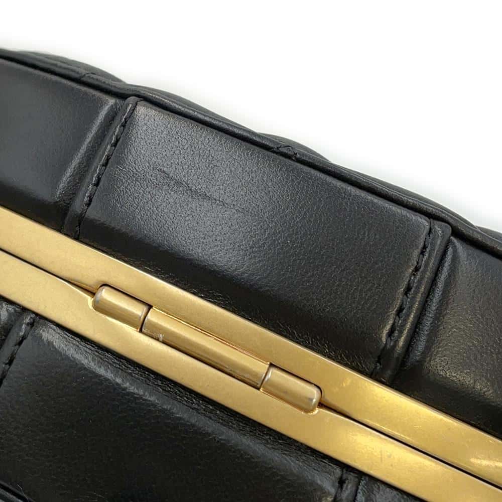 CHANEL Chain vanity bag Black Lambskin