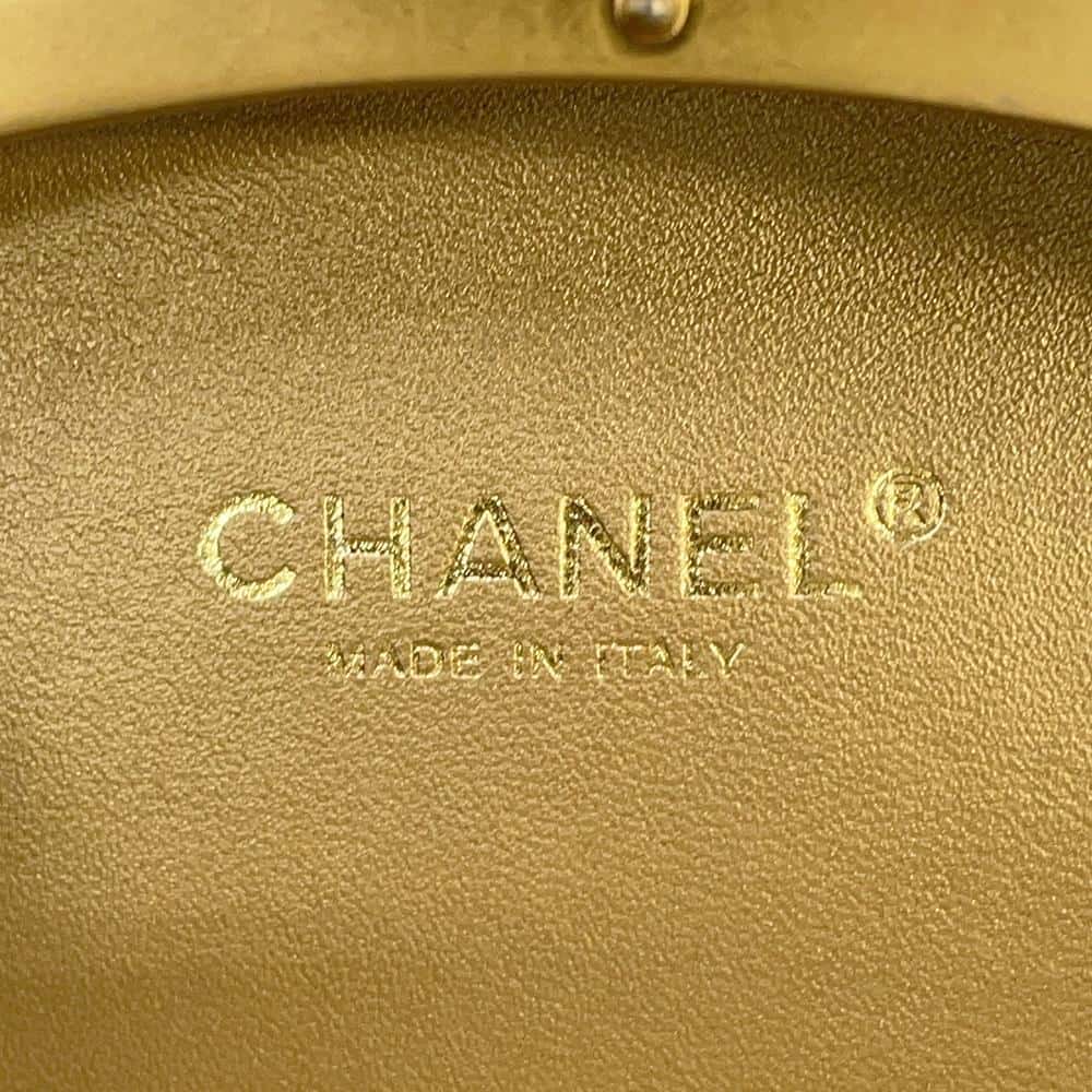 CHANEL Chain vanity bag Black Lambskin