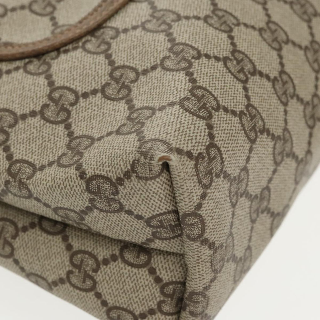 GUCCI GG Supreme Web Sherry Line Tote Bag PVC Beige Red 39 02 003 99689