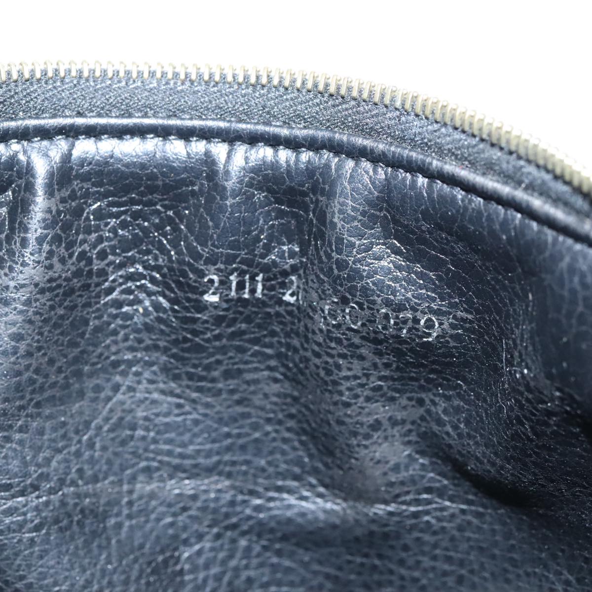 FENDI Zucca Canvas Vanity Pouch Brown Black gold 99693