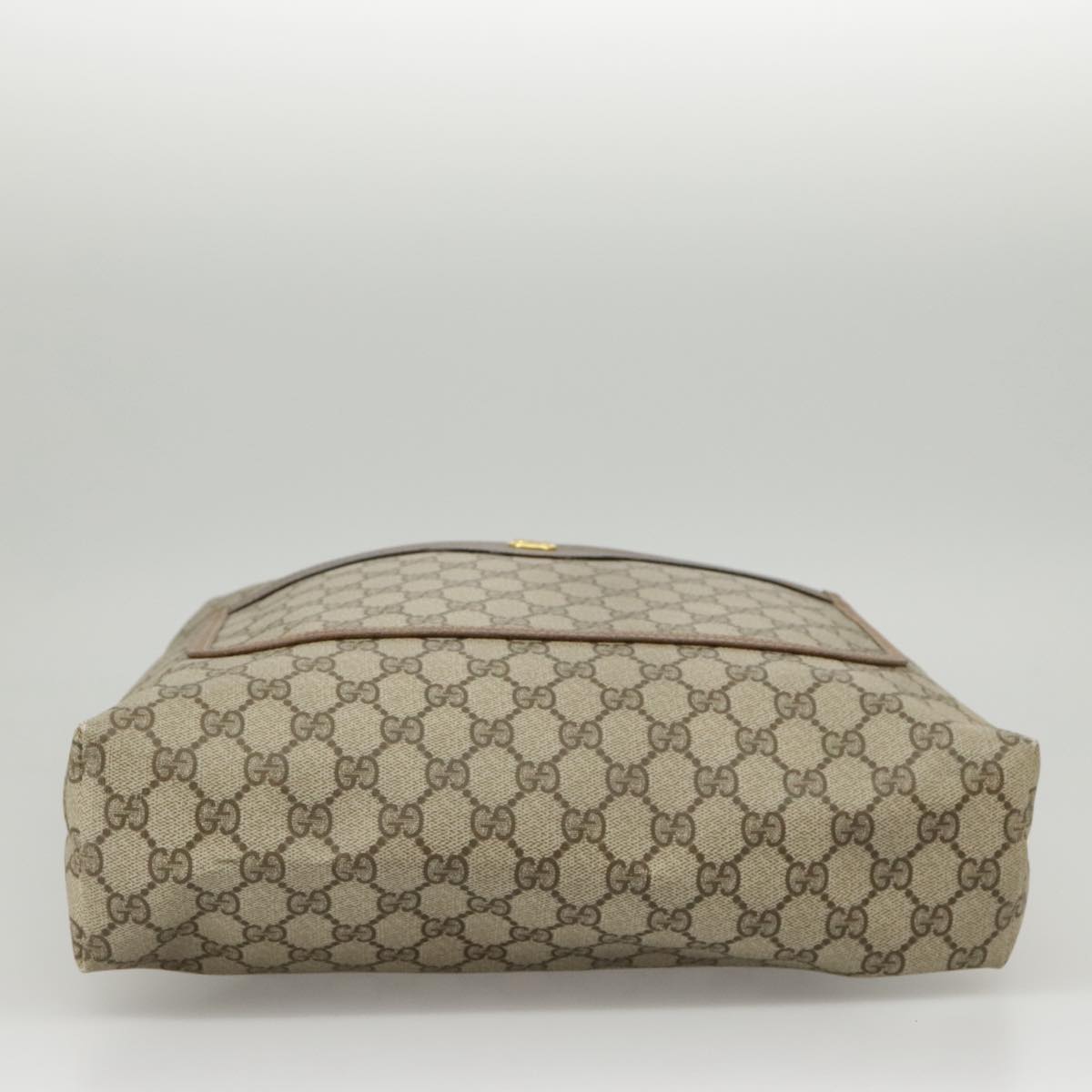 GUCCI GG Supreme Web Sherry Line Tote Bag PVC Red Beige 123 02 003 99732