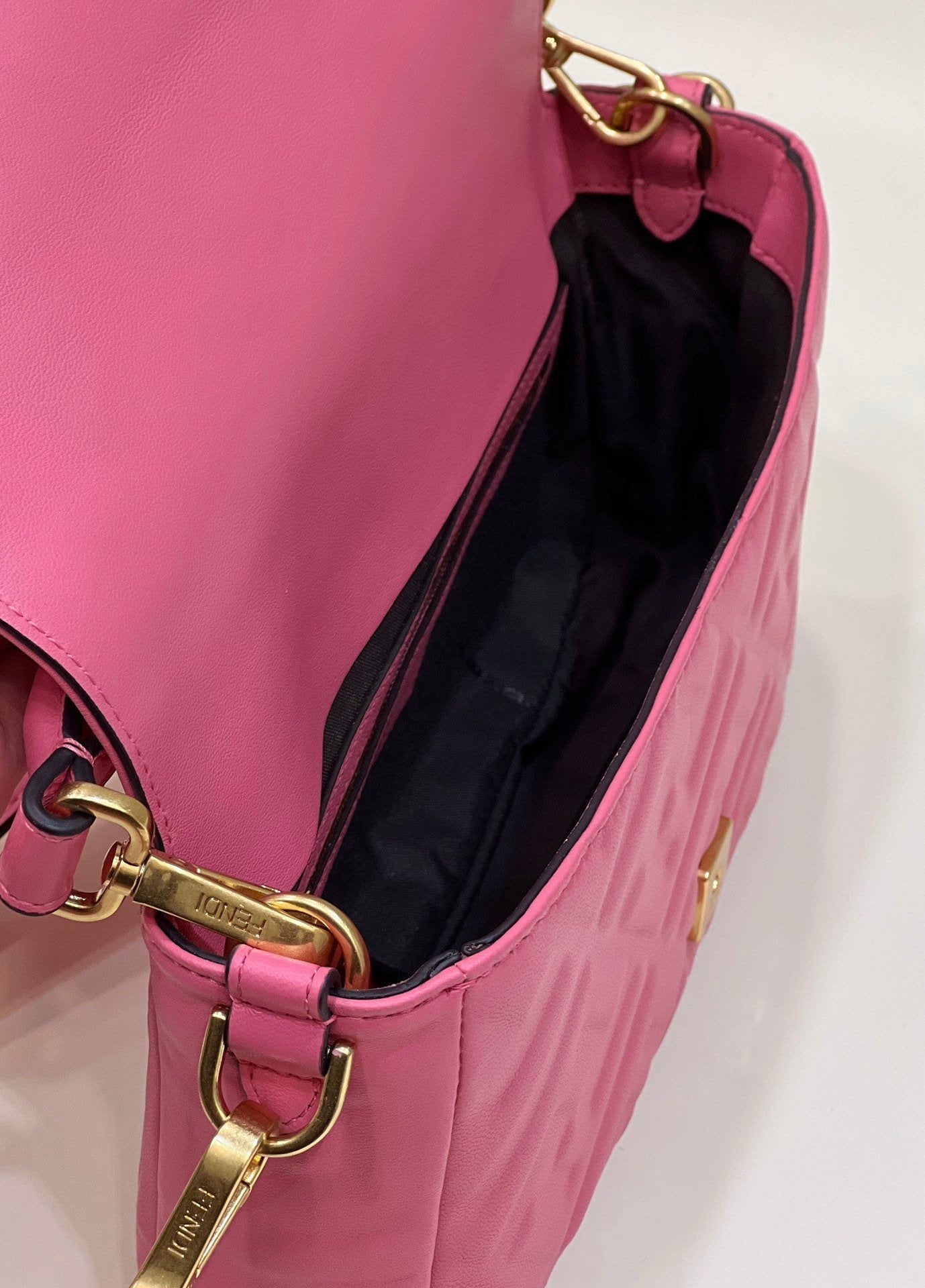 FI Baguette Pink For Women, WomenÃ¢â‚¬â„¢s Handbags, Shoulder And Crossbody Bags 10.6in/27cm FF 8BR600