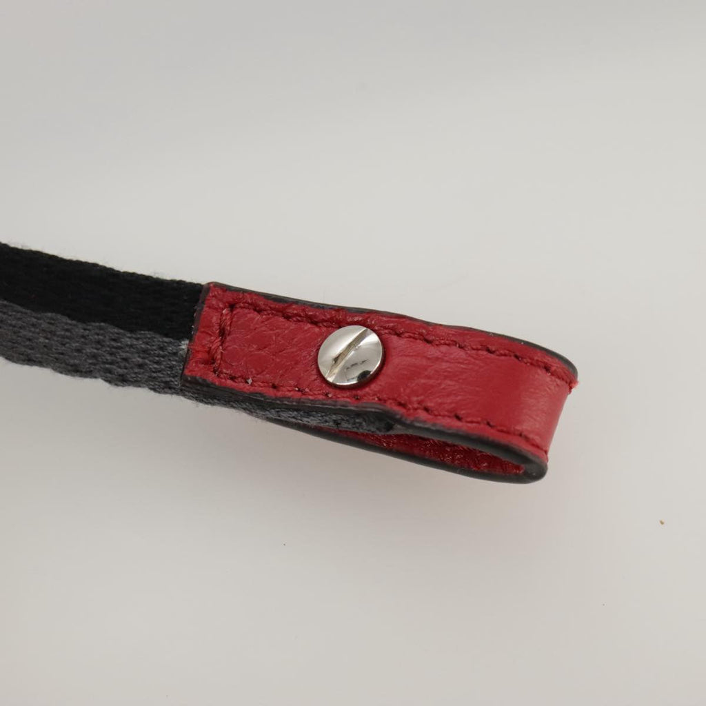 FENDI Shoulder Bag Leather Red 99763A