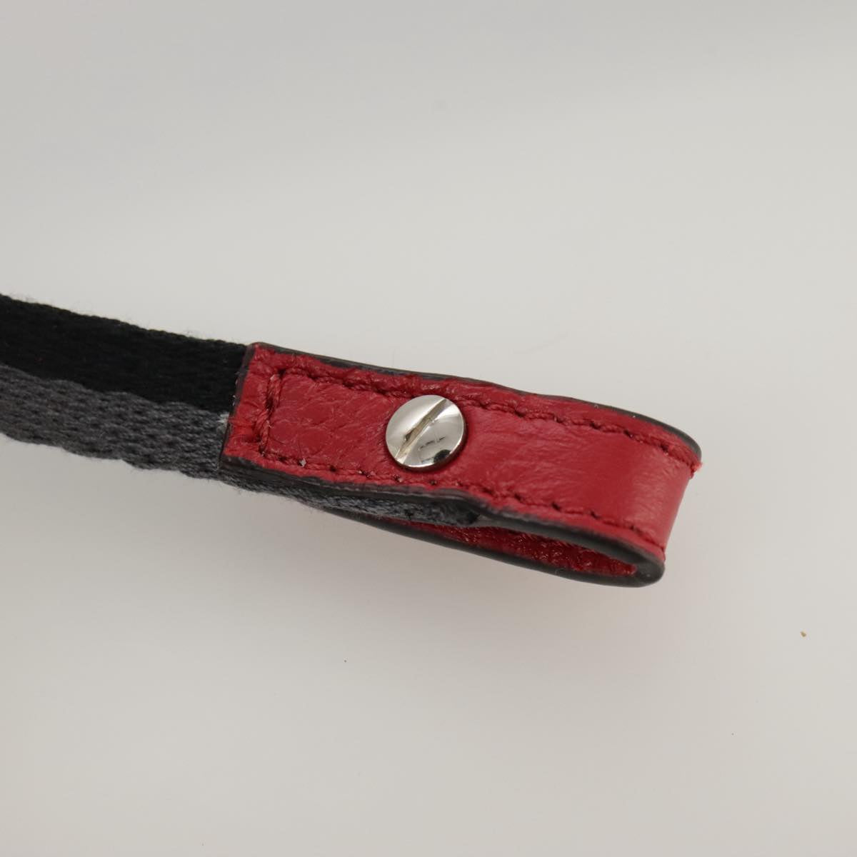 FENDI Shoulder Bag Leather Red 99763A