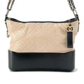 CHANEL Gabriel de CHANEL Hobo Beige/BlackA93824 Calf Leather