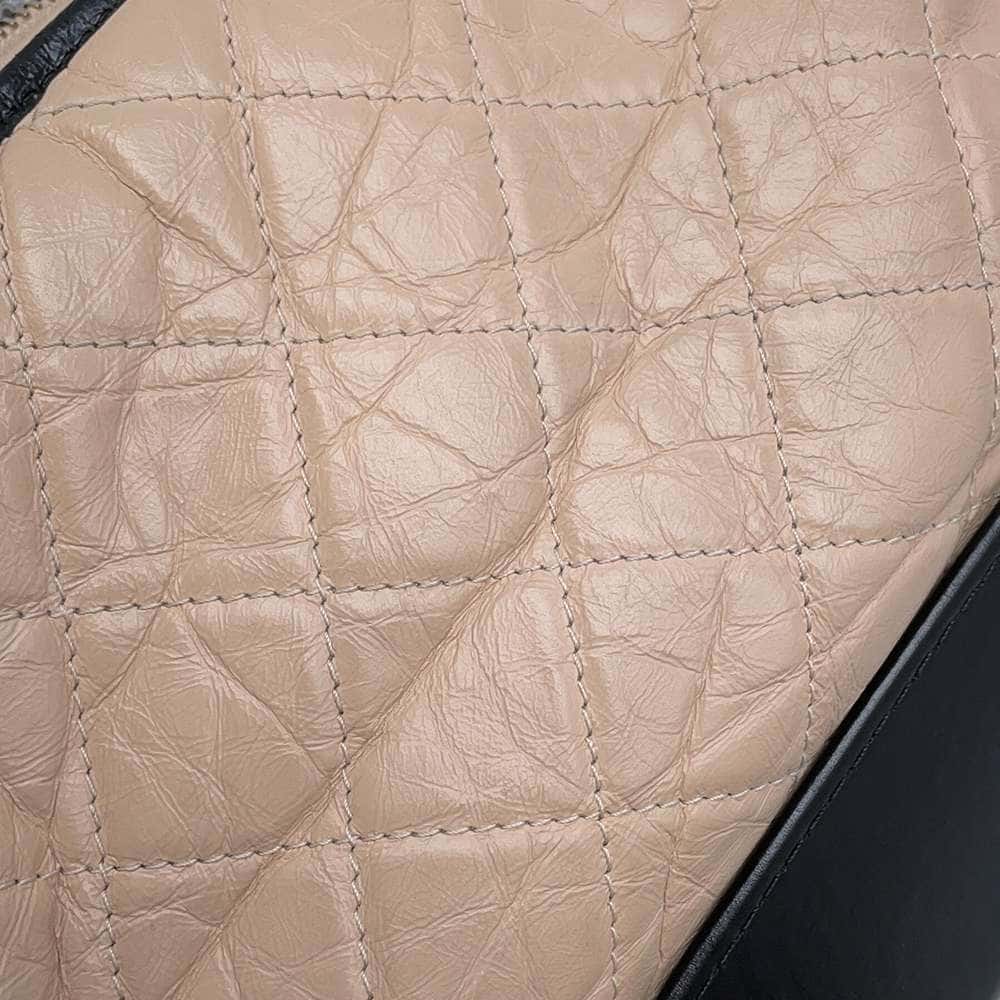 CHANEL Gabriel de CHANEL Hobo Beige/BlackA93824 Calf Leather