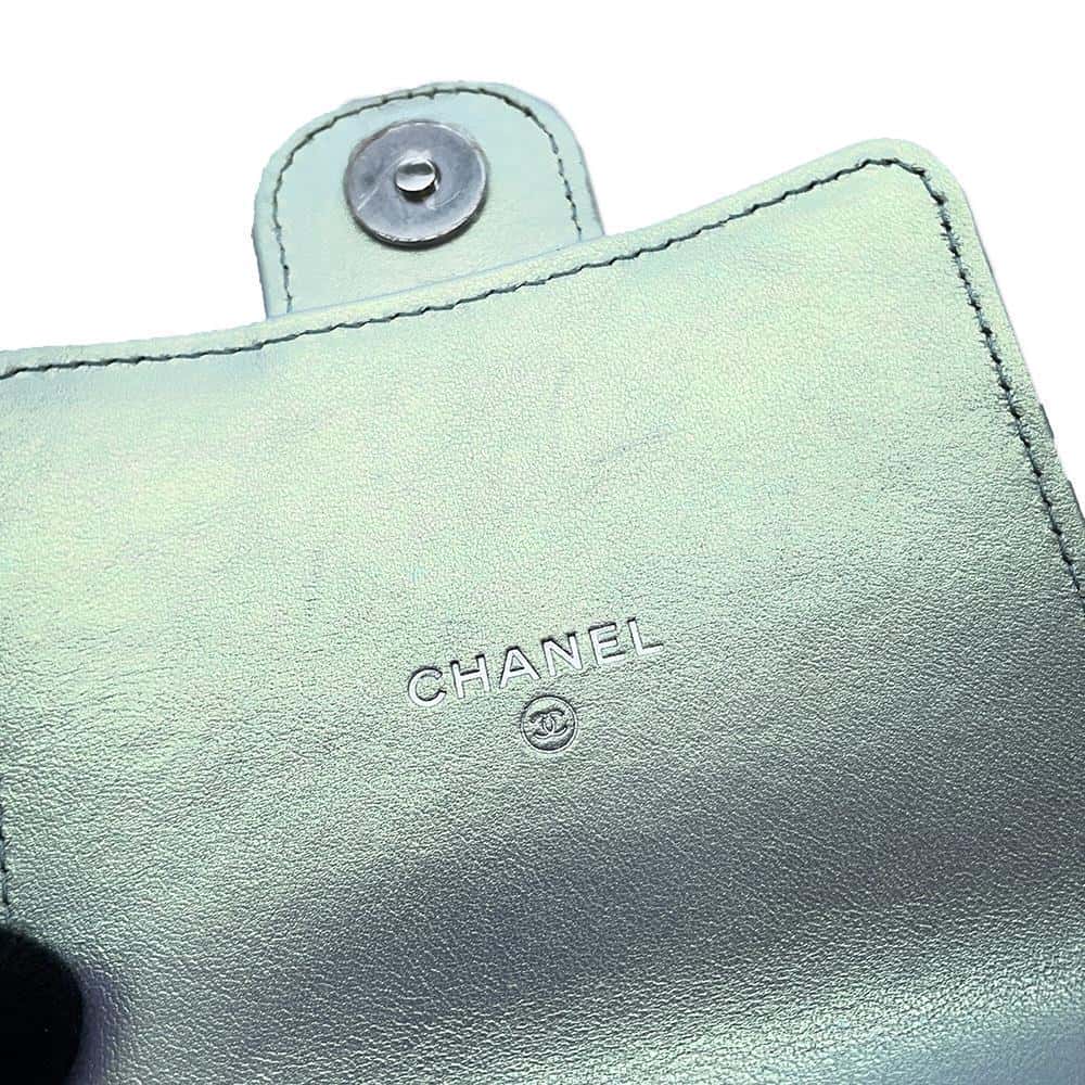 CHANEL Matelasse ChainClutch Light BlueAP2164 Lambskin