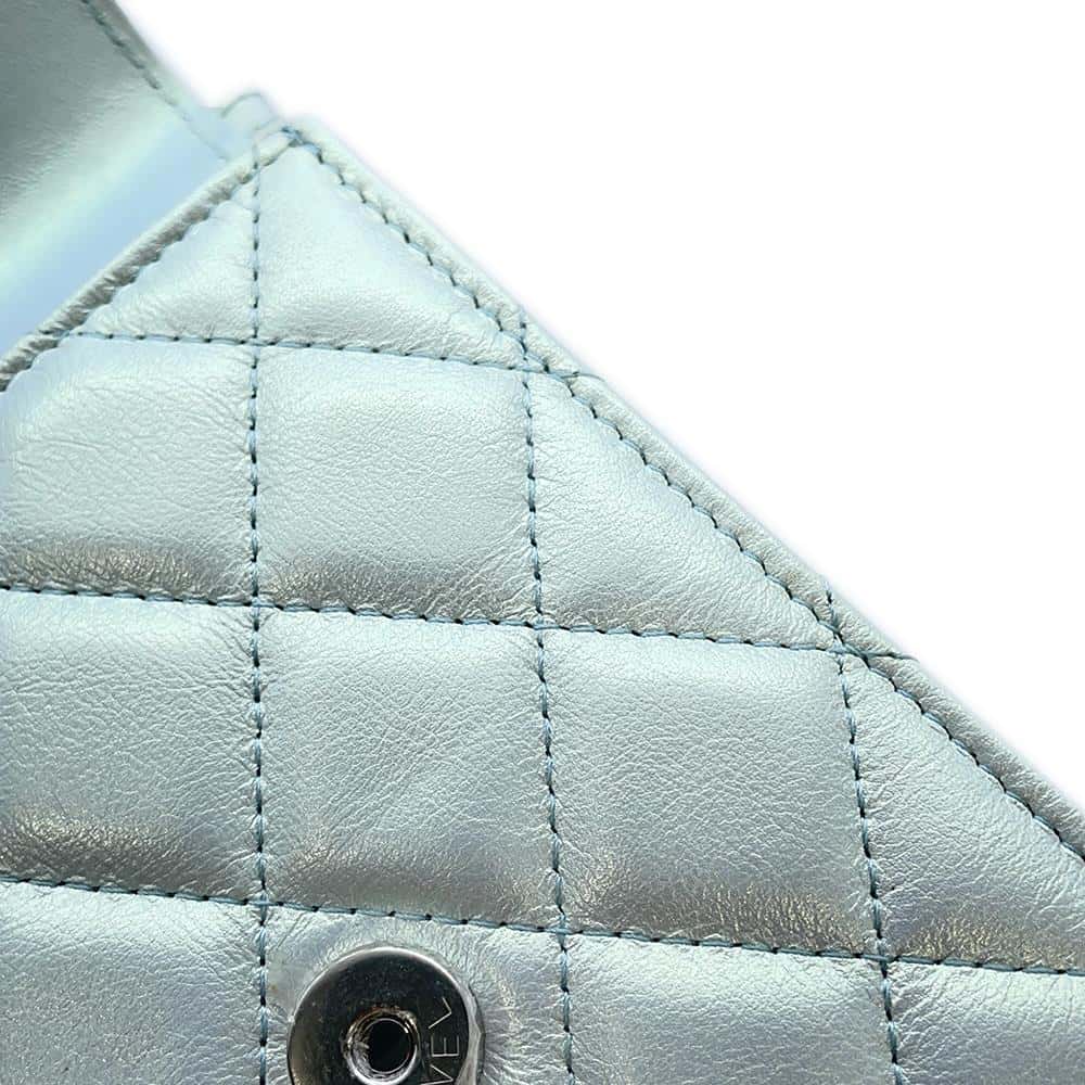 CHANEL Matelasse ChainClutch Light BlueAP2164 Lambskin