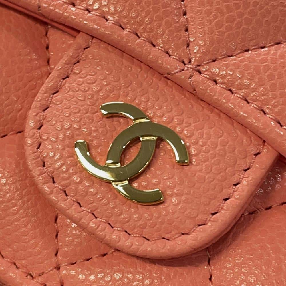CHANEL Matelasse Classic Small Flap Wallet PinkAP0230 Caviar Leather