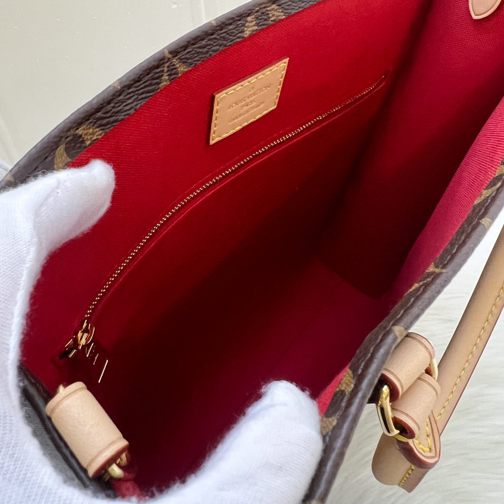 LV Sac Plat PM Monogram Canvas and GHW