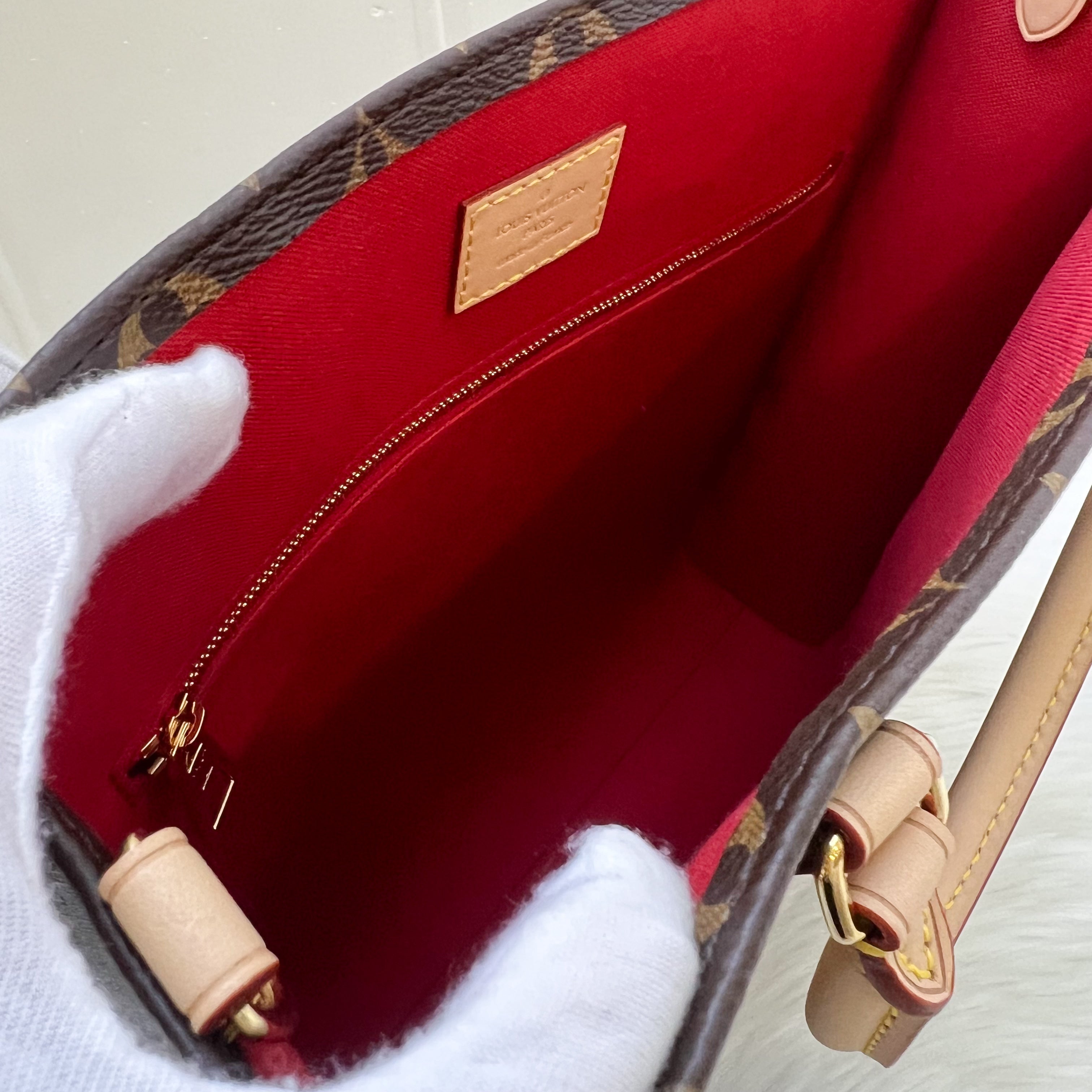 LV Sac Plat PM Monogram Canvas and GHW