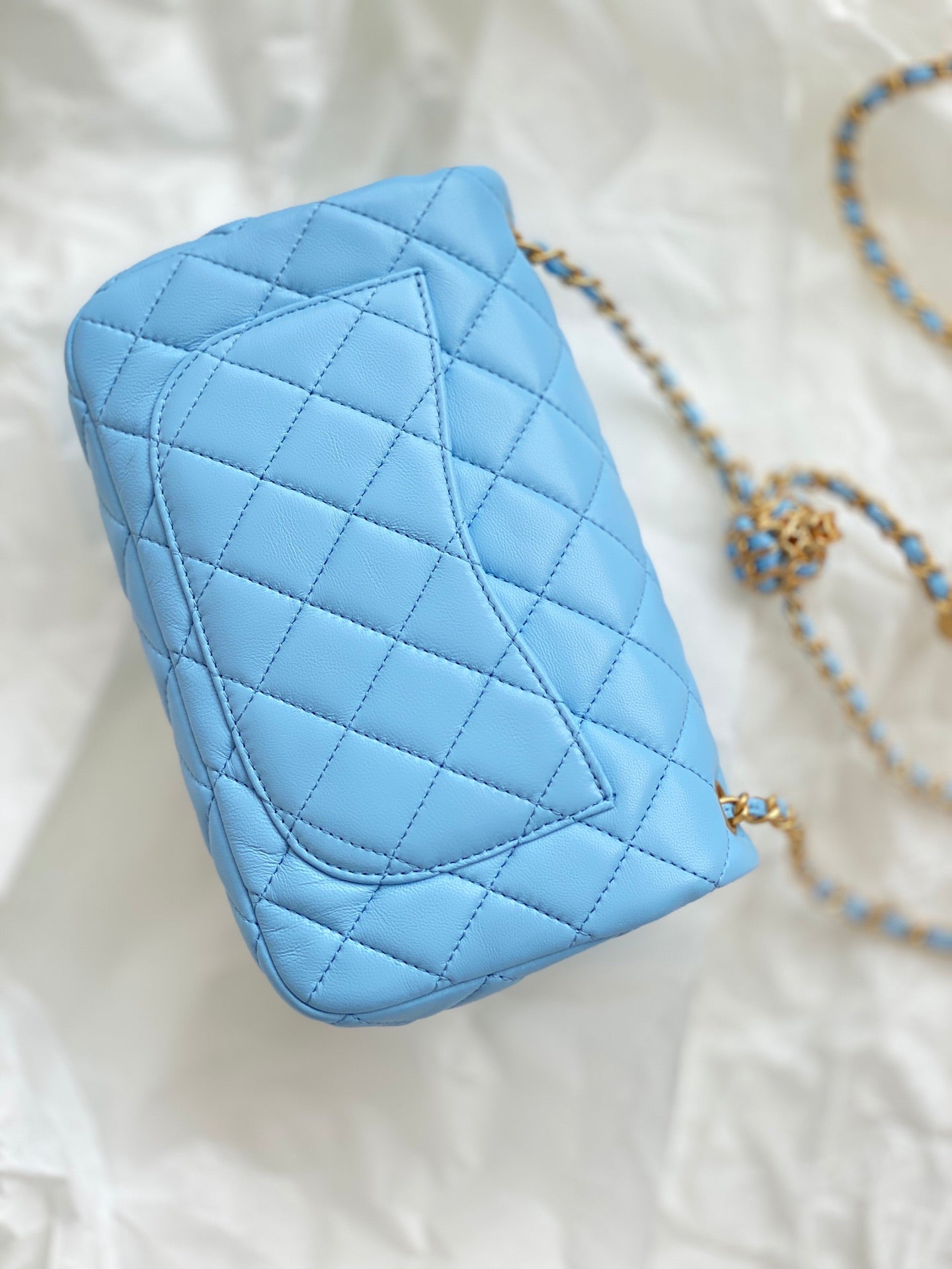 CHLMini Flap Bag Blue For Women, Women’s Bags 7.9in/20cm