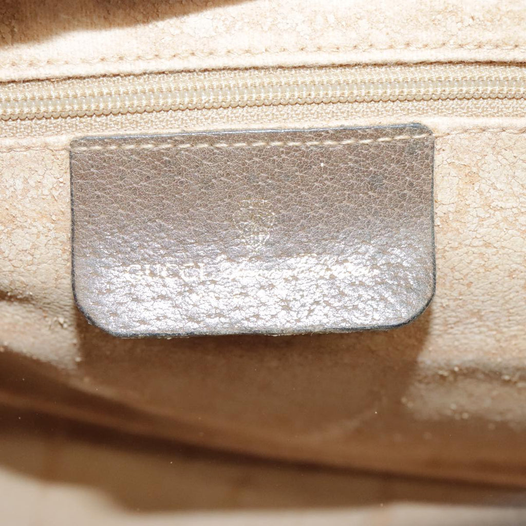 GUCCI GG Supreme Web Sherry Line Hand Bag PVC Beige Red 58 02 007 99813