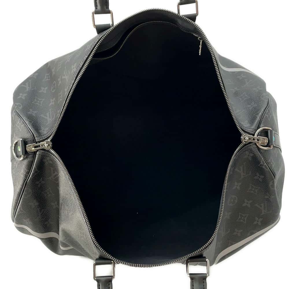 LOUIS VUITTON Fragment Collaboration Keepall Bandouliere Noir M43413 Monogram Eclipse Size 45