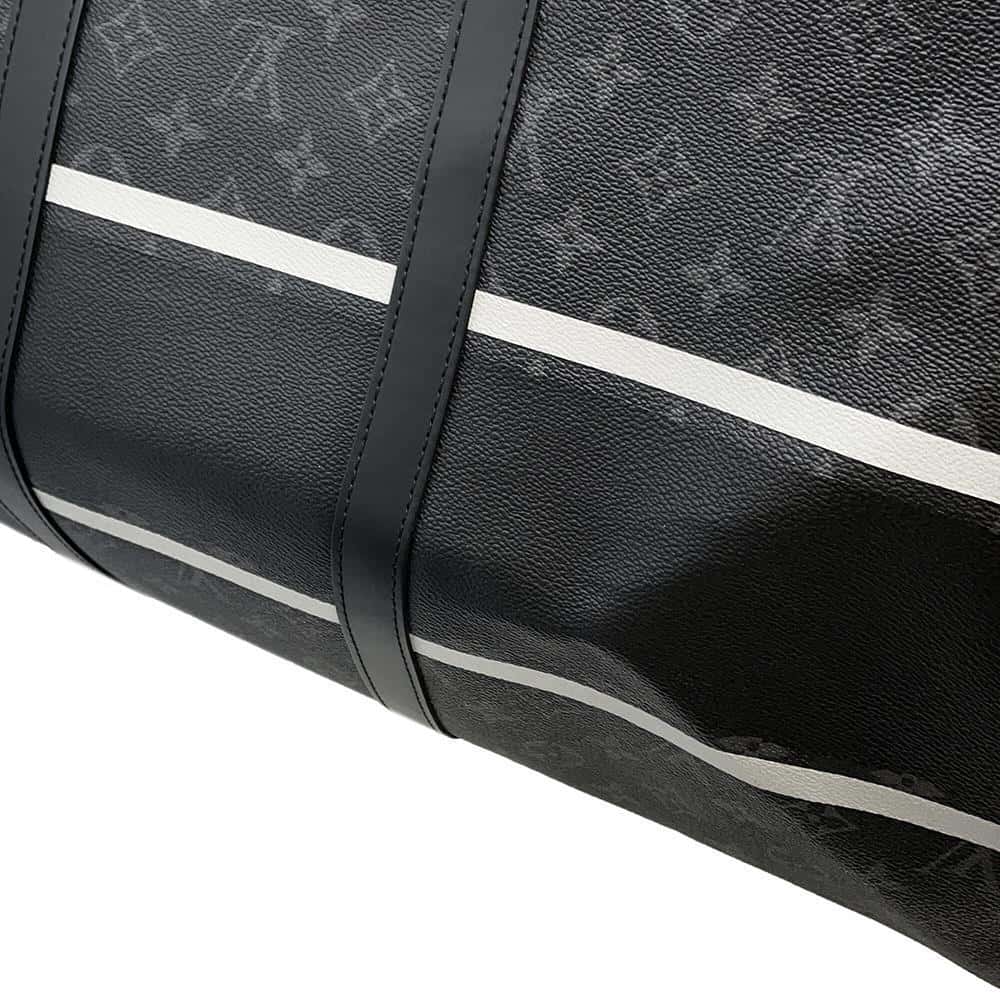 LOUIS VUITTON Fragment Collaboration Keepall Bandouliere Noir M43413 Monogram Eclipse Size 45
