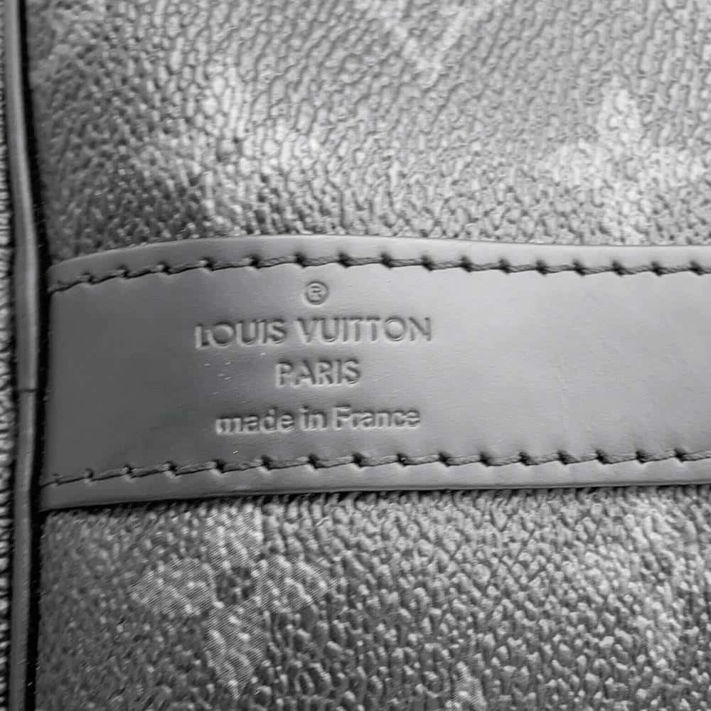 LOUIS VUITTON Fragment Collaboration Keepall Bandouliere Noir M43413 Monogram Eclipse Size 45