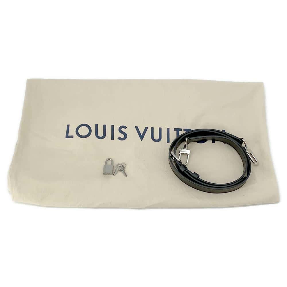 LOUIS VUITTON Fragment Collaboration Keepall Bandouliere Noir M43413 Monogram Eclipse Size 45