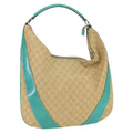 GUCCI GG Canvas Shoulder Bag Beige 124358 99867